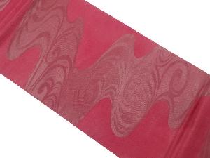 アンティーク　流水模様織り出し袋帯（着用可）